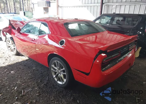 2022 Dodge Challenger Gt Awd из США, поврежденный, VIN 2C3CDZKG2NH160680